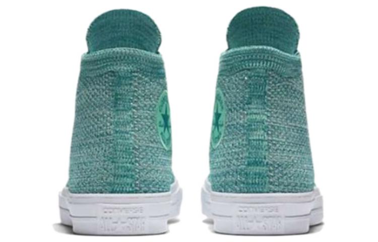 Converse Chuck Taylor All Star X Nike Flyknit High 'Green Blue' 156732C
