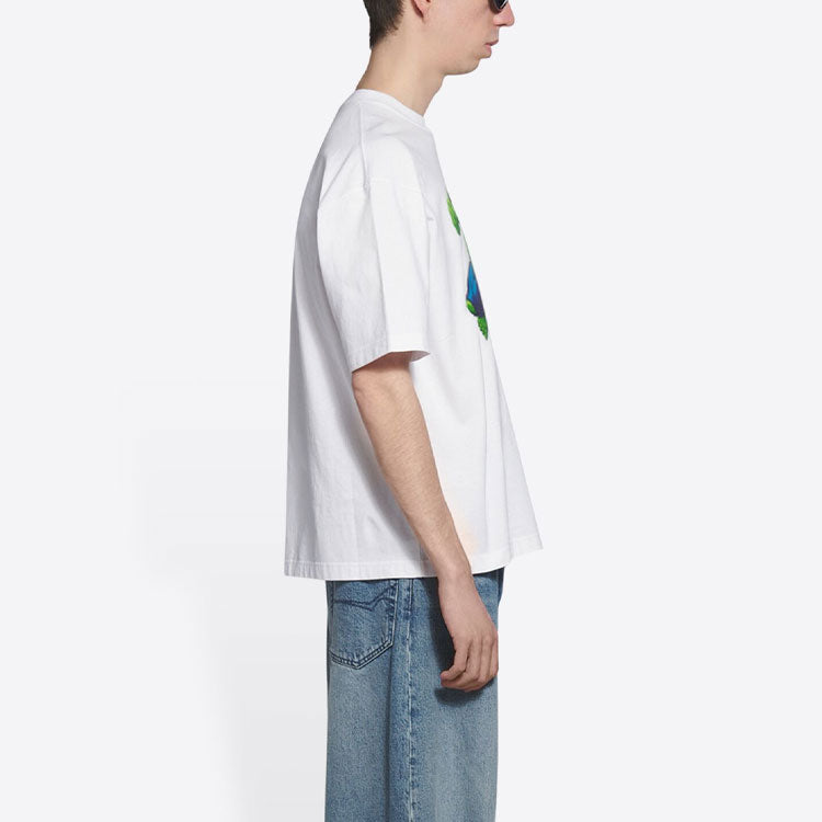 Balenciaga Hulk 2021 MARVEL Medium Fit T-shirt 'White' 612966TLV599000