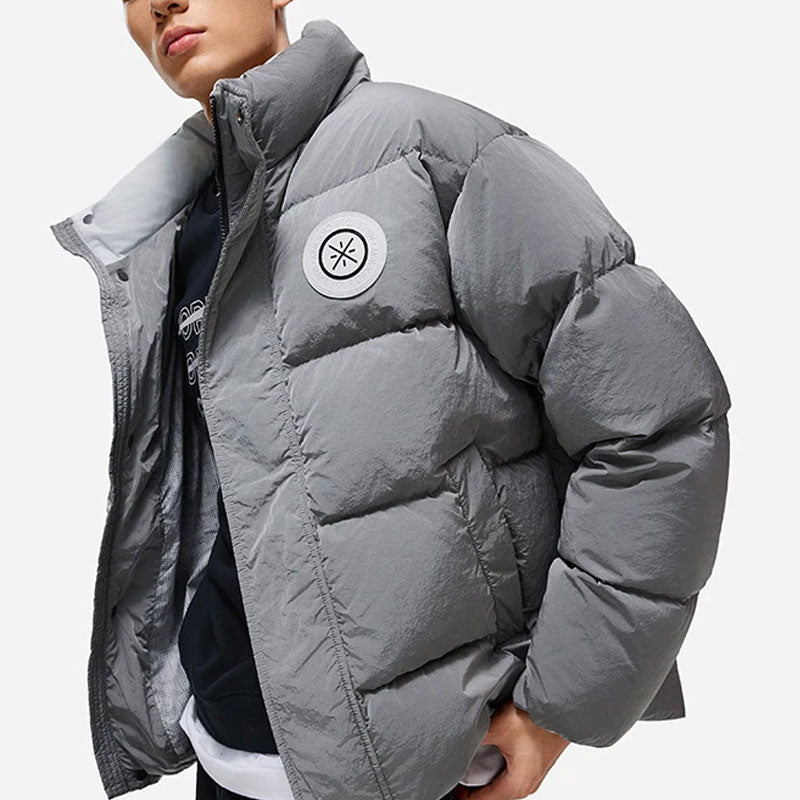 Li-Ning Way Of Wade Logo Down Jacket 'Grey' AYMT165-1