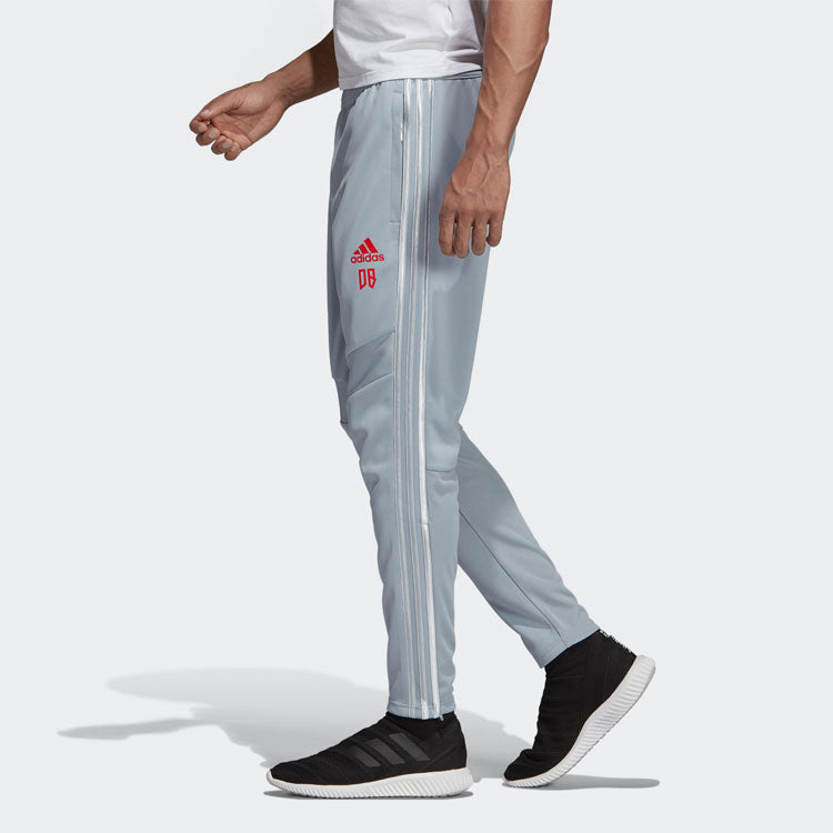 Men's adidas Tiro Pre Db Pnt Pred David Beckham Soccer/Football Casual Sports Pants/Trousers/Joggers Light Gray DZ8736