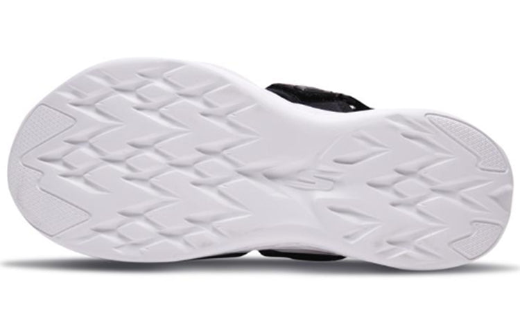 Skechers On-The-Go 600 Black Sandals 'Black White' 55367-BKW