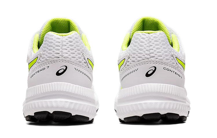 (PS) ASICS Gel-Contend 7 K 'White Yellow' 1014A194-114