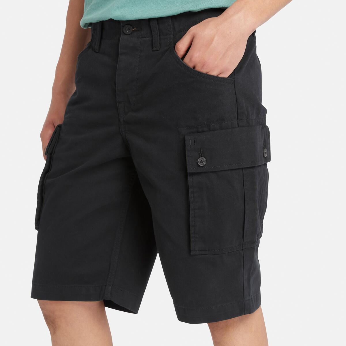 Timberland Twill Cargo Shorts 'Black' A5U1B-001