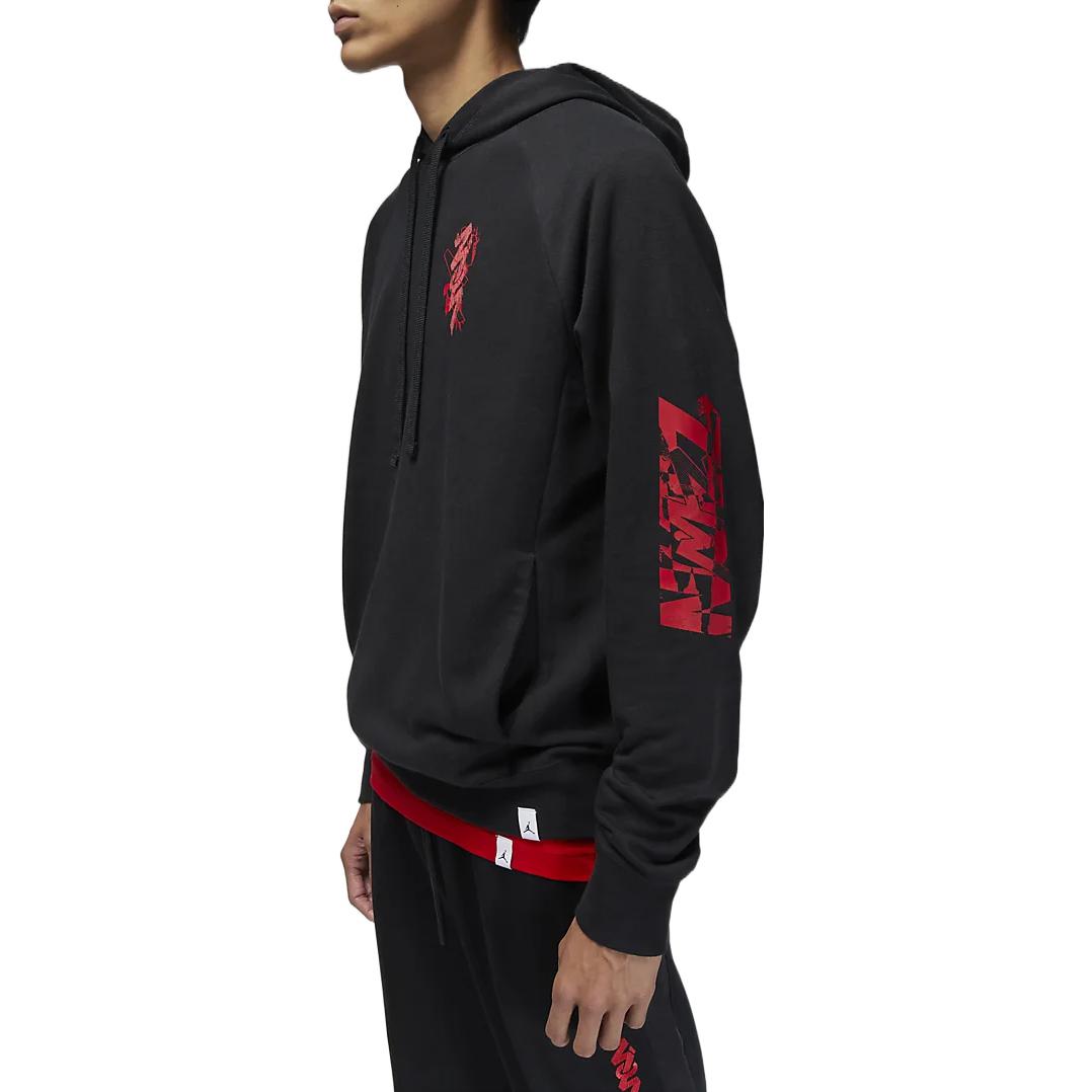 Air Jordan Hooded Pullover Long Sleeves Hoodie Men's Black DV5626-010