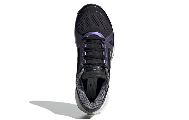 (WMNS) adidas Stella McCartney x Court 'Black Silver Metallic' G55657