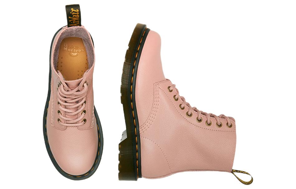 (WMNS) Dr.Martens 1460 Pascal Virginia Leather Boots 'Peach Beige' 26802329