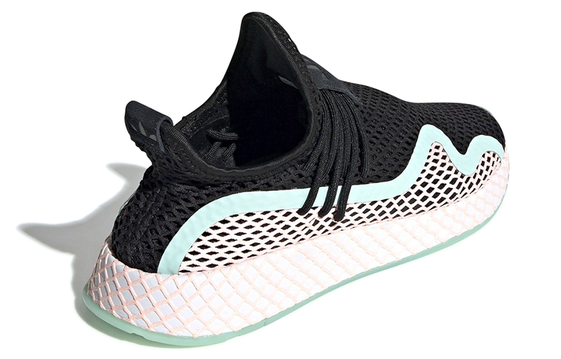 adidas Deerupt S 'Black Mint Orange' BD7880