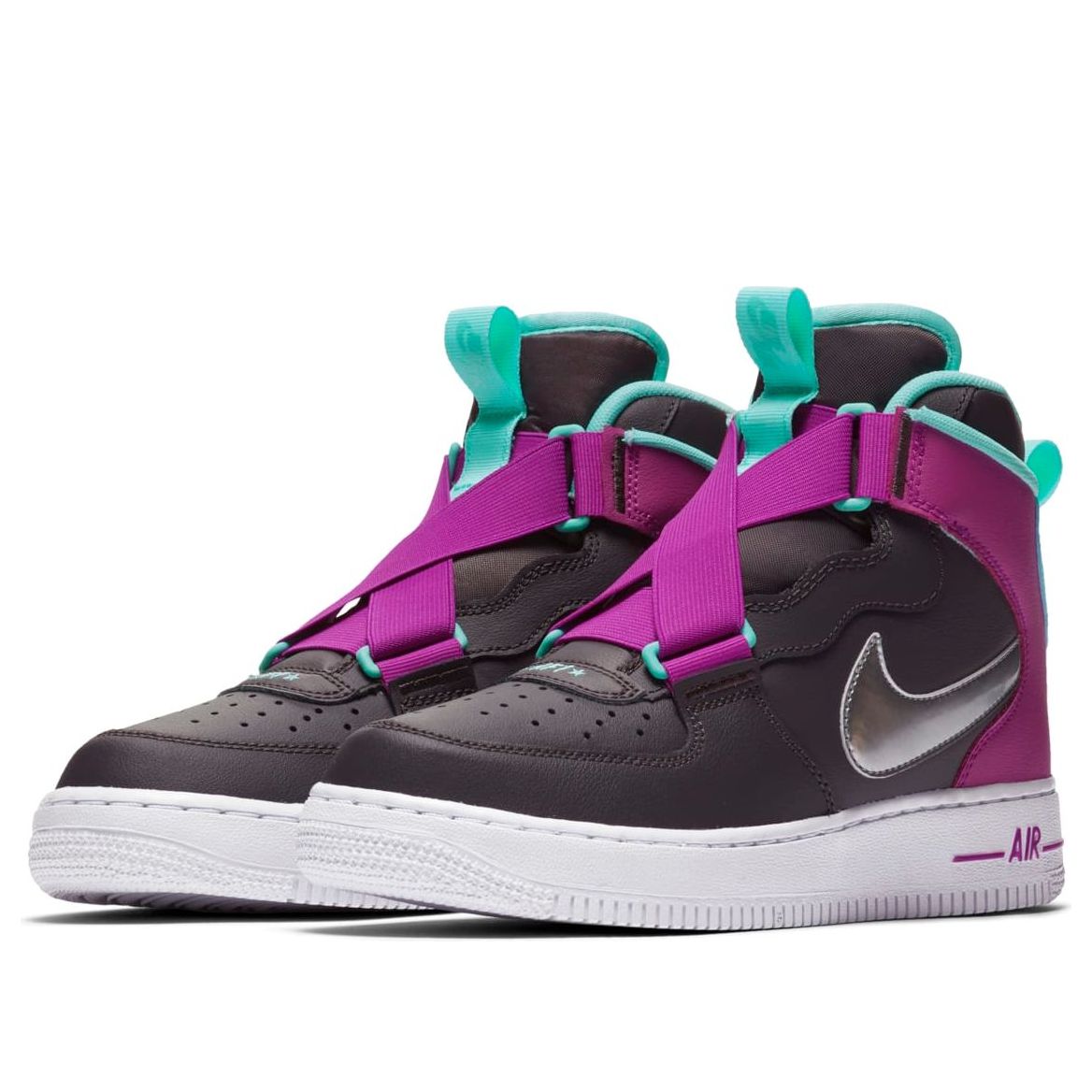 (GS) Nike Air Force 1 Highness 'Thunder Grey Hyper Violet' BQ3598-002
