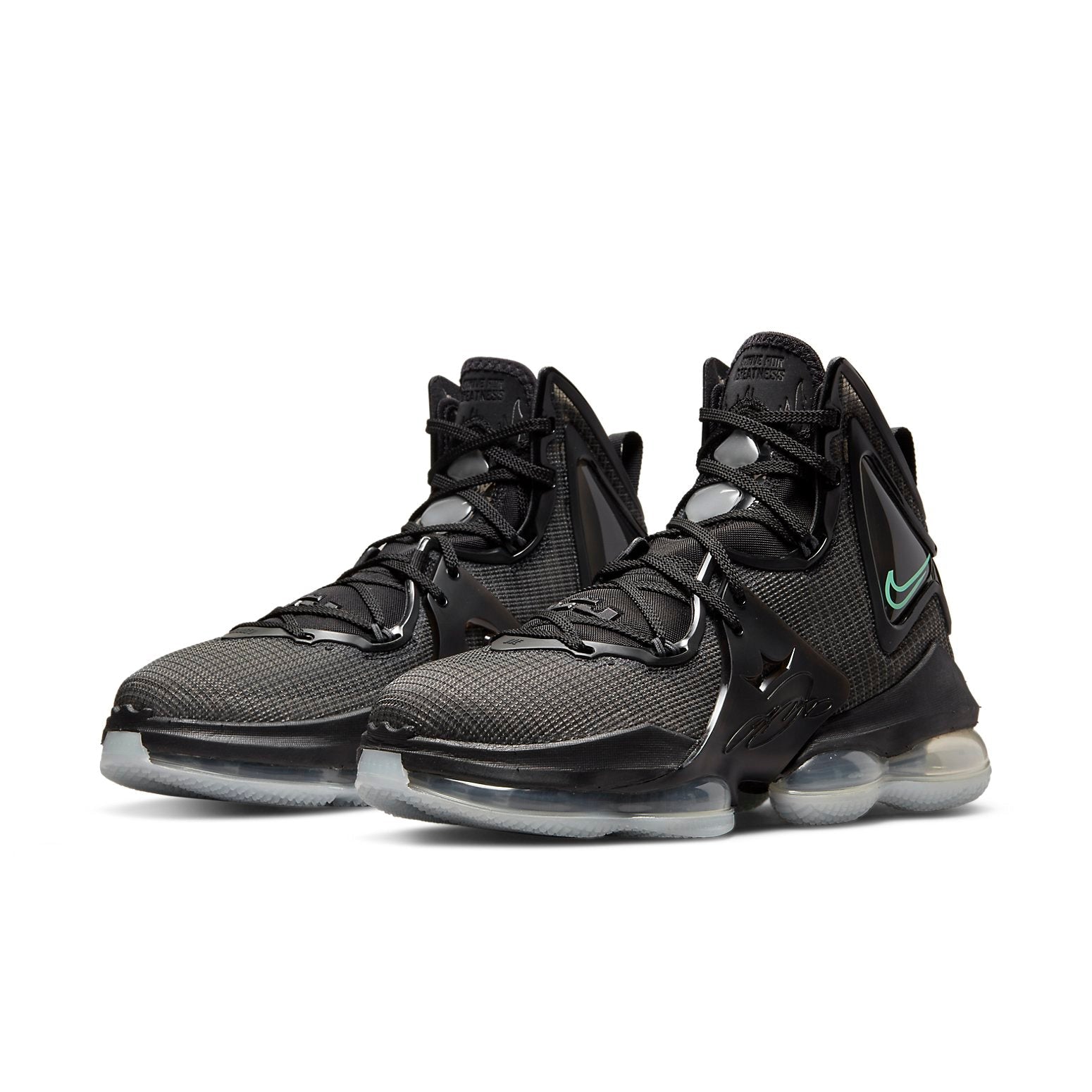 Nike LeBron 19 'Black Green Glow' CZ0203-003