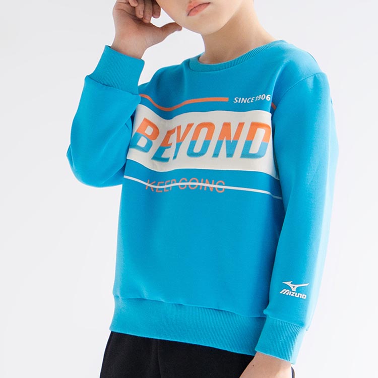 (GS) Mizuno Graphic Sweater 'Blue' 32CC2409