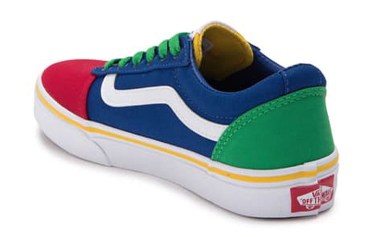 Vans Old Skool K Shoes Red/Blue/Green VN0A38J9WJ0