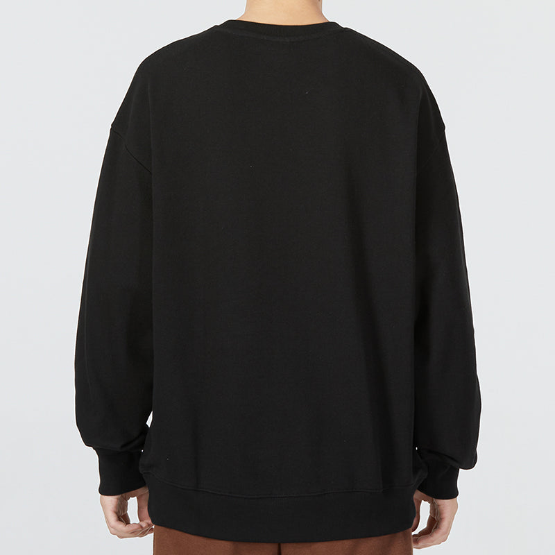 PUMA Das CC Graphic Crew Sweater 'Black' 539908-01