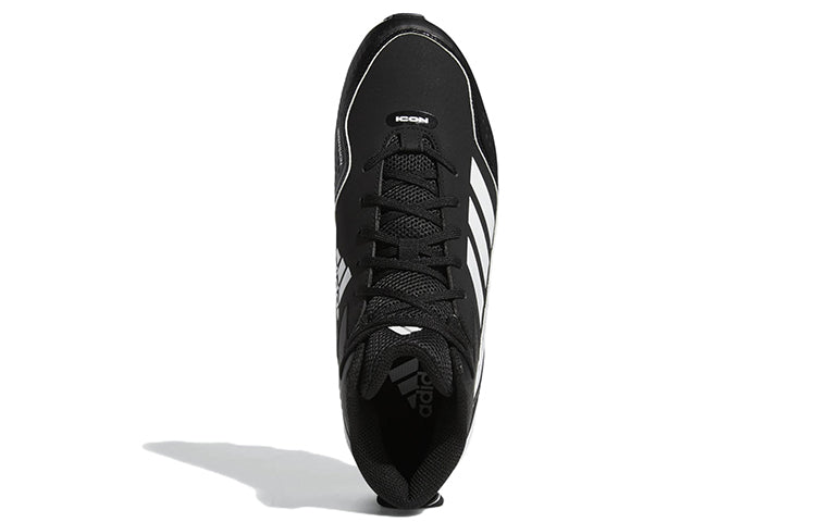 adidas Icon 7 Mid Md Cleats 'Black White' S23922