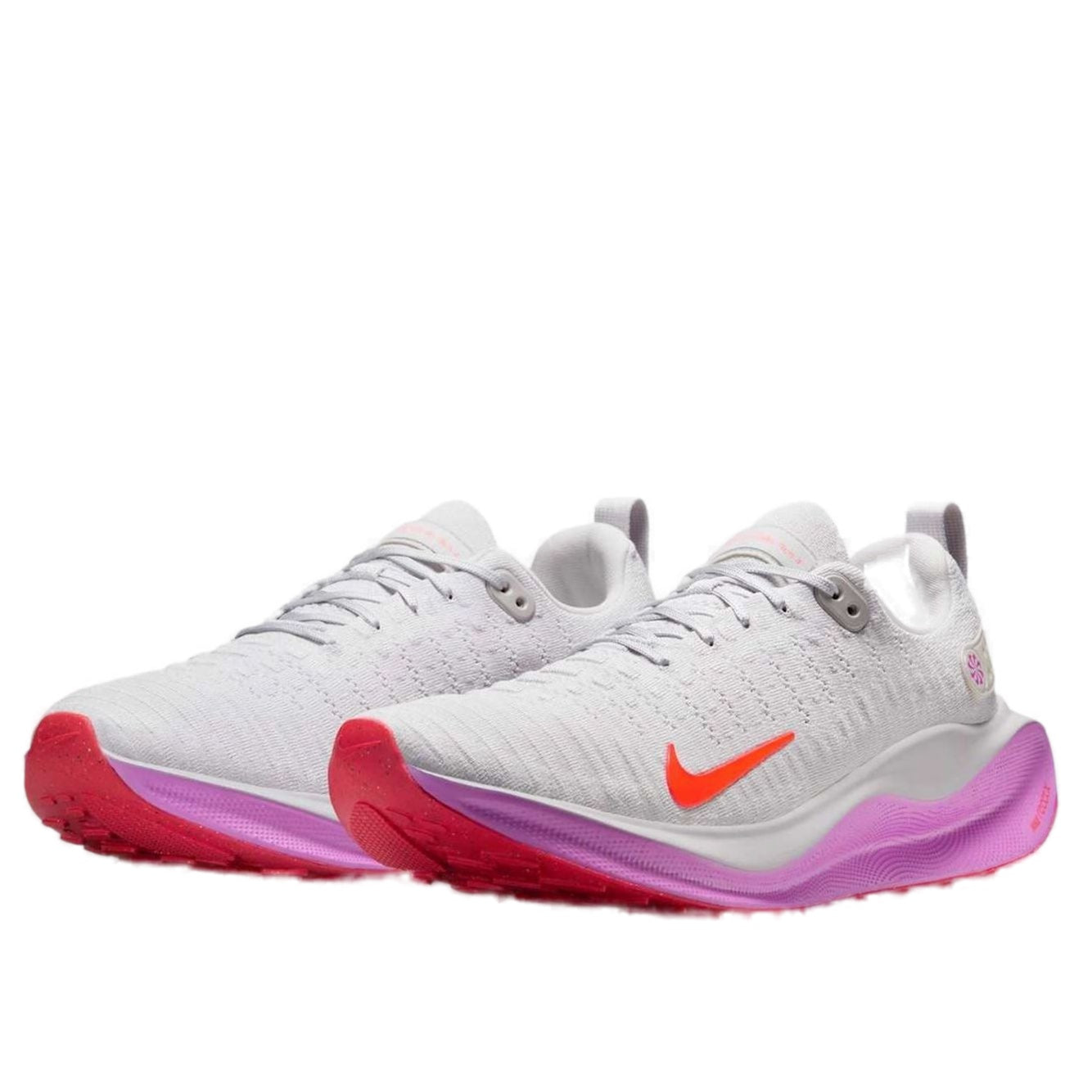 Nike ReactX Infinity Run 4 'Vast Grey Hyper Violet Bright Crimson' DR2665-011