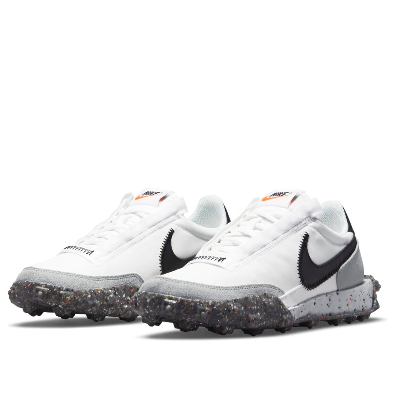 (WMNS) Nike Waffle Racer Crater 'White Black' CT1983-104