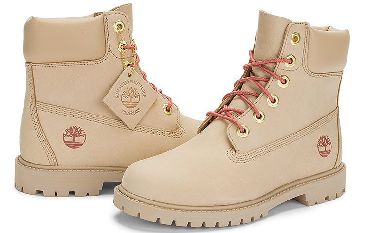 (WMNS) Timberland Premium Waterproof Boots 'Beige Nubuck' A5NY9W
