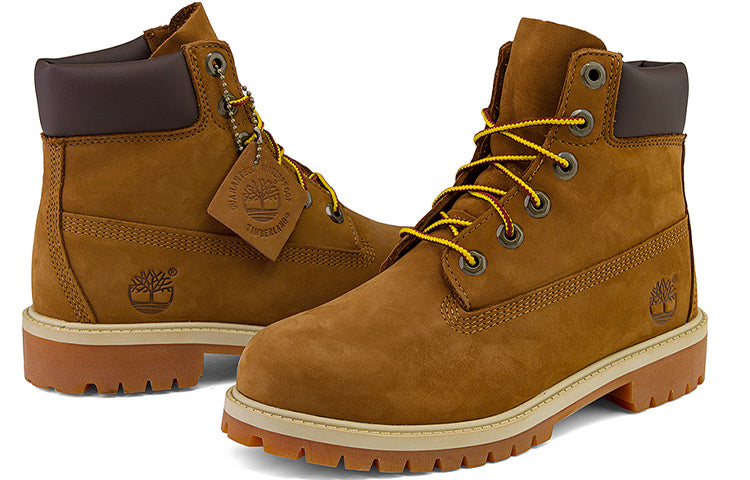(GS) Timberland 6 In Premium Waterproof Wide Fit Boots 'Brown' 14949
