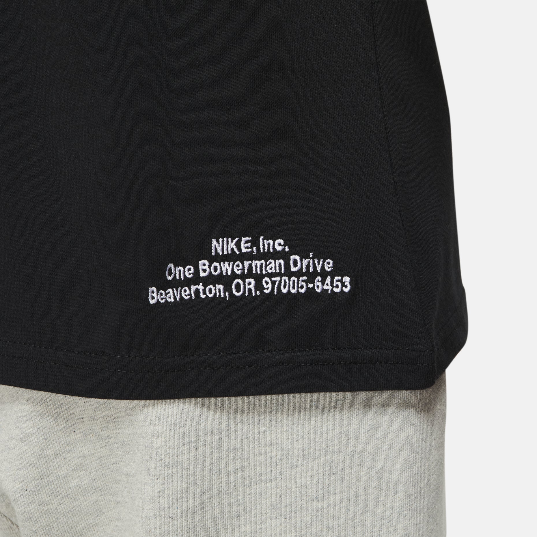 Nike Alphabet Logo Printing Round Neck Short Sleeve Black DM6428-010