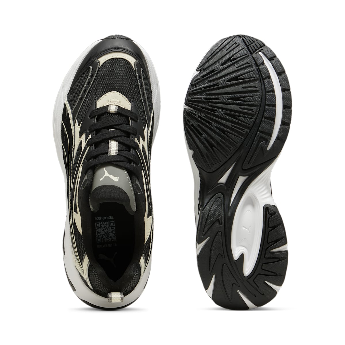 PUMA Morphic Retro 'Black Alpine Snow' 395920-03