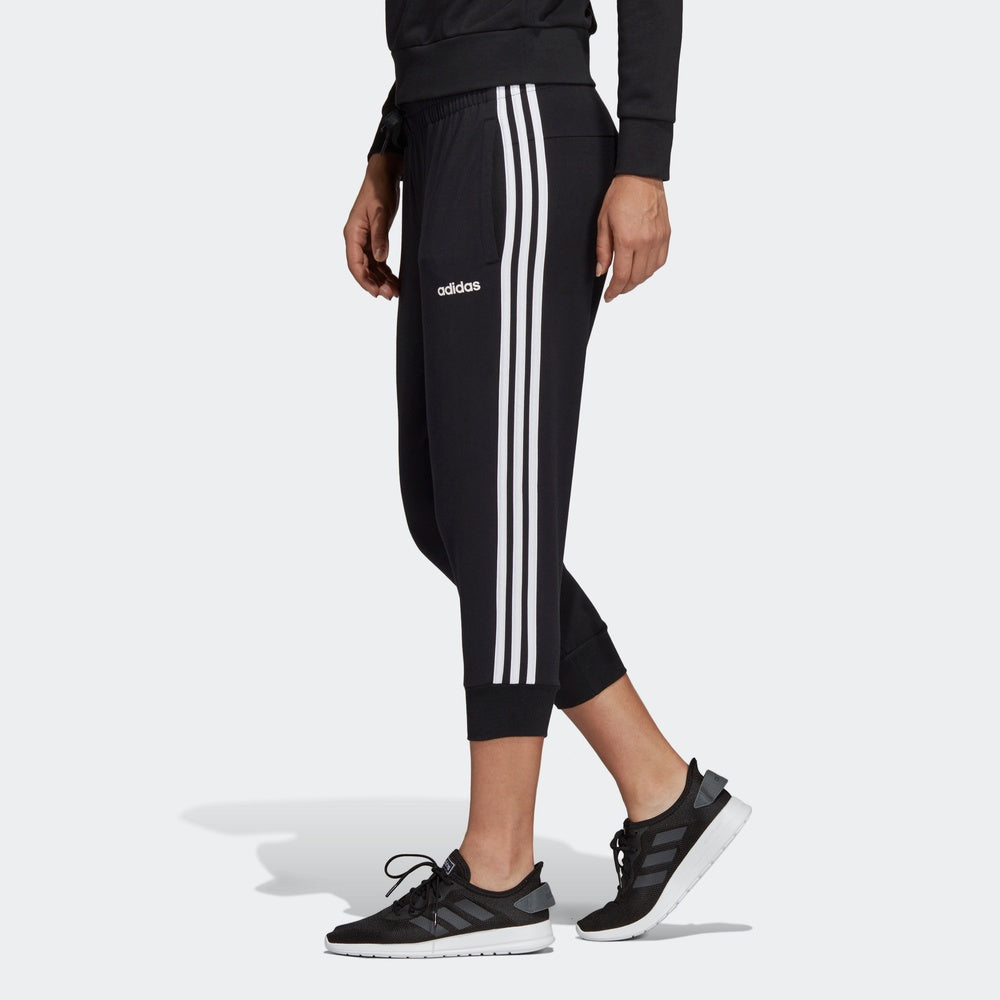 (WMNS) adidas Essentials Solid 3/4 Pants Asia Sizing 'Black' DP2396