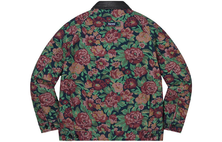 Supreme FW20 Week 9 Leather Collar Work Jacket 'Multicolor' SUP-FW20-228