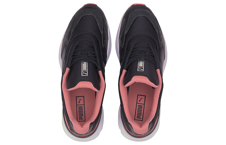 (WMNS) PUMA Lia Tonal Black/White/Pink Low sneakers 374672-02