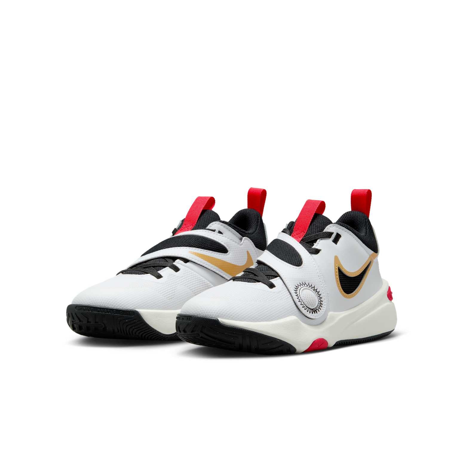 (GS) Nike Team Hustle D11 'White Gold University Red' DV8996-104