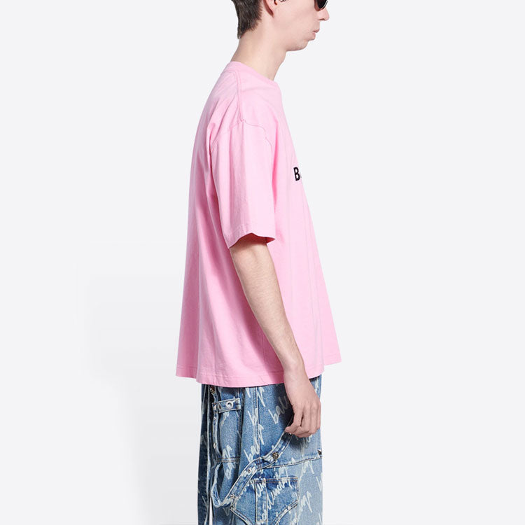 Balenciaga Qixi T-Shirt 'Pink' 612966TLVC31401