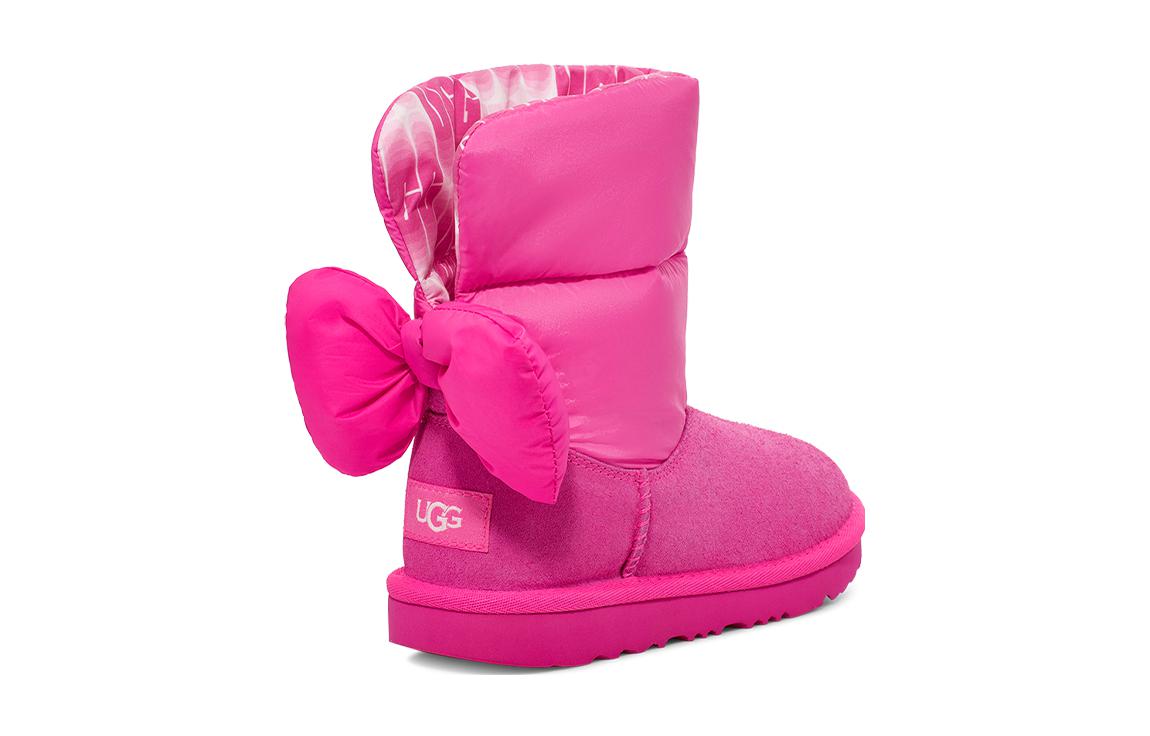 (GS) UGG Bailey Bow Maxi 'Pink' 1130756T-RCR