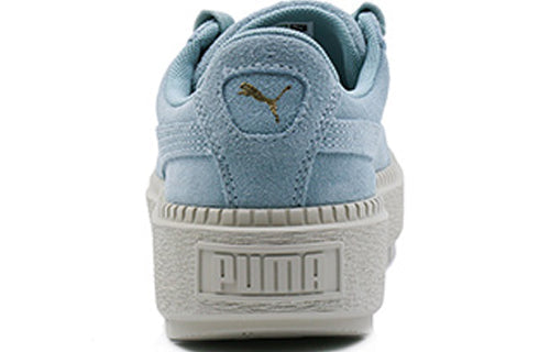 (WMNS) PUMA Suede Platform Trace 'Aquifer-Blue Flower' 365830-04