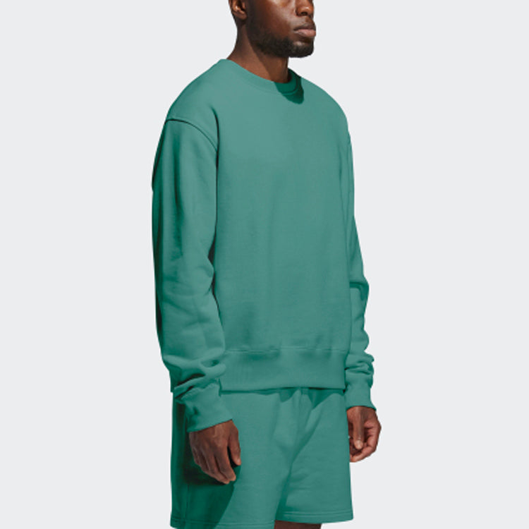 adidas originals Pw Basics Crew Sports Couple Style Green GM1969