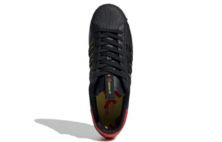 adidas originals Superstar Shoes 'Black Scarlet Red' FW3921