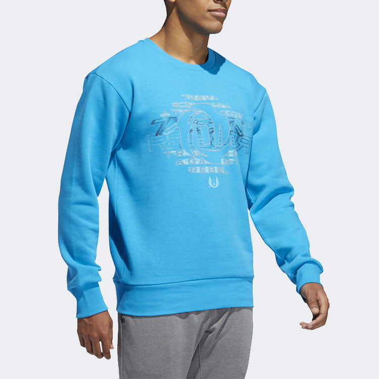 adidas Rose Cr Star War Basketball Round Neck Pullover Blue FN3237