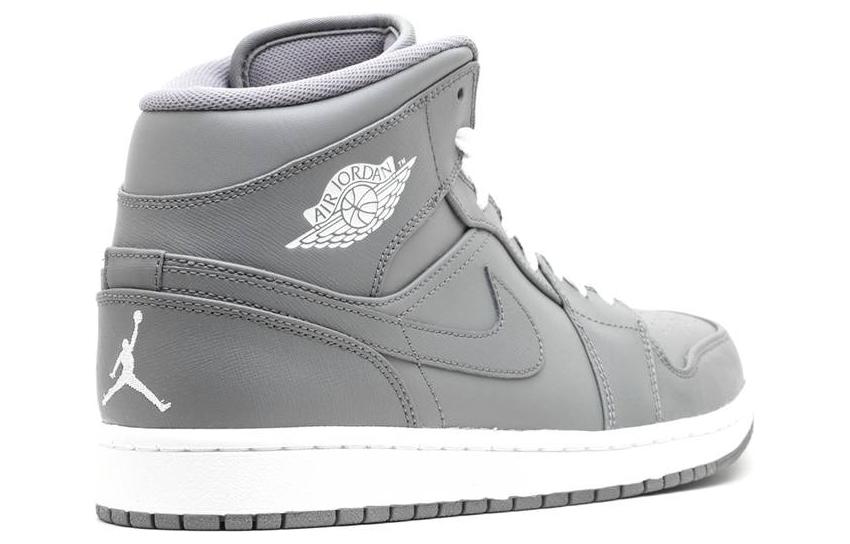 Air Jordan 1 Mid 'Grey White' 554724-003