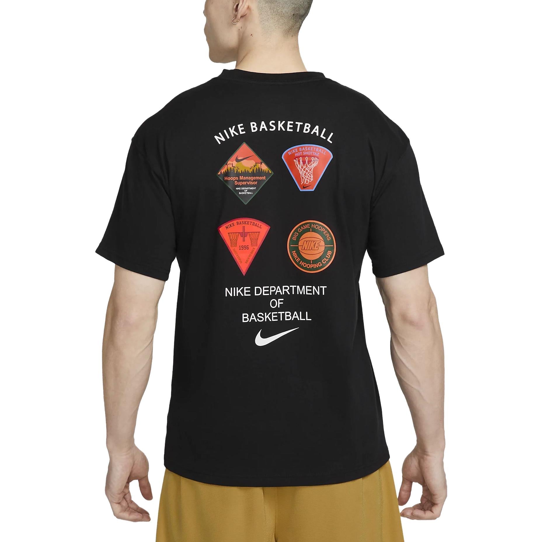 Nike Max90 Basketball T-Shirt 'Black' FD0051-010