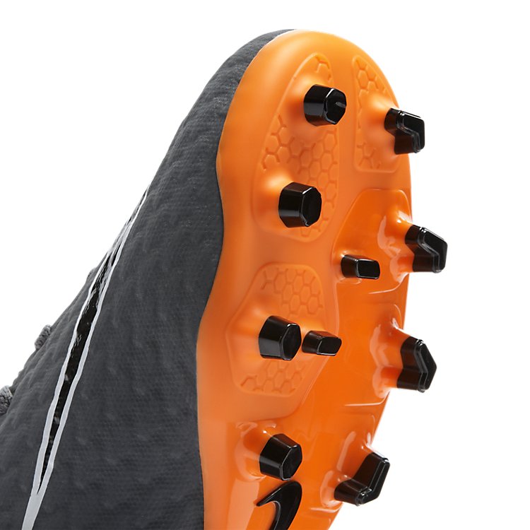 (GS) Nike Hypervenom Phantom 3 Academy FG 'Dark Grey Orange' AH7288-081