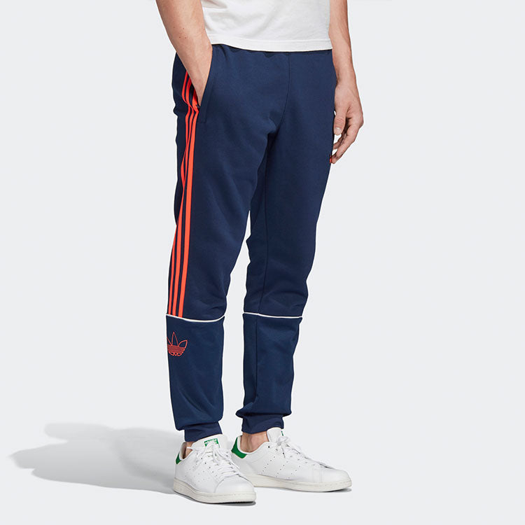 adidas originals Casual Sports Bundle Feet Long Pants Blue FM3908