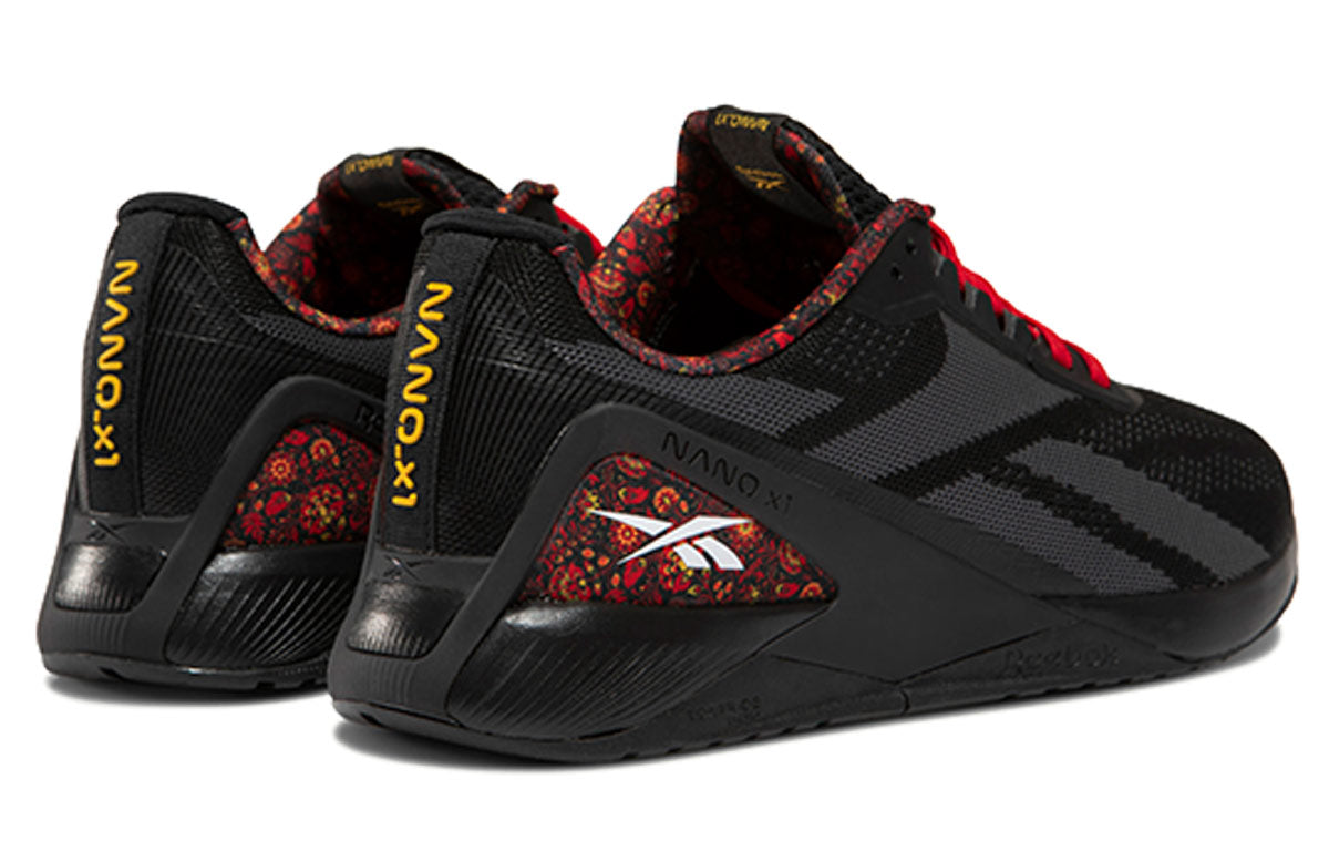 Reebok Nano X1 Black Red Running Shoes 'Black Red' GY2711