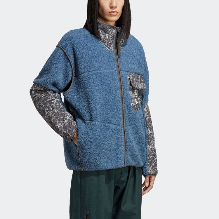 adidas Terrex x And Wander Fleece Jacket 'Wonder Steel' HN6935
