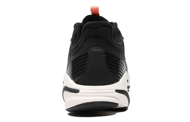 (WMNS) ANTA Leather Running Shoes 'Black Orange White' 122045522-7