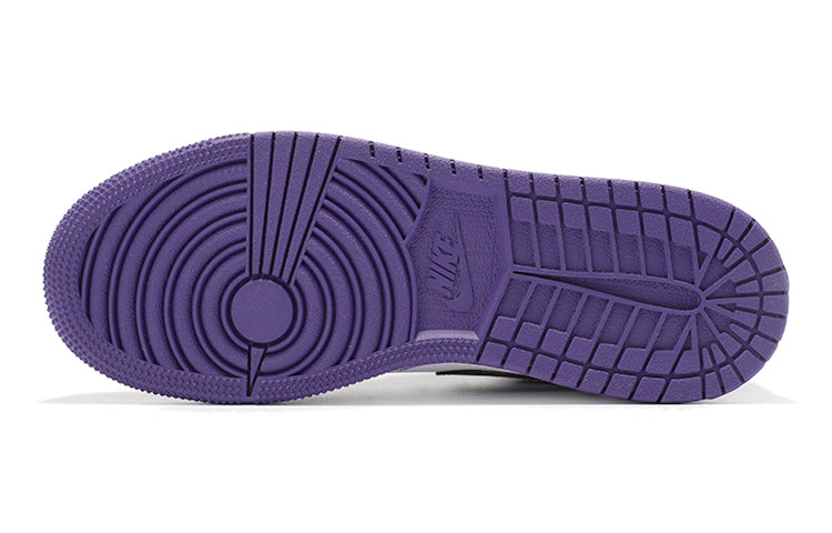 (GS) Air Jordan 1 Low 'Court Purple Black Toe' 553560-125