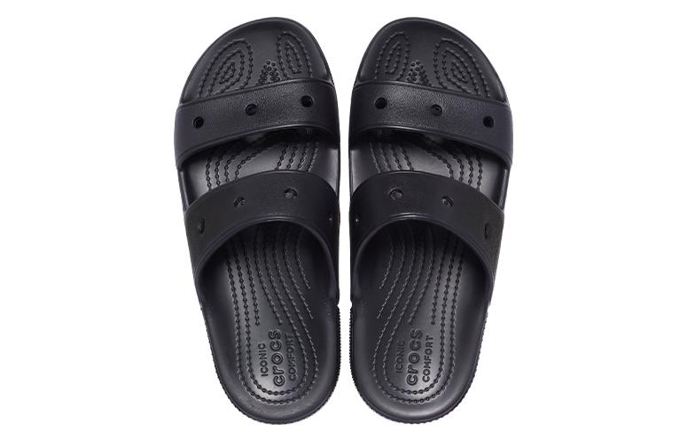Crocs Cozy Casual Sports Slippers Black 206761-001