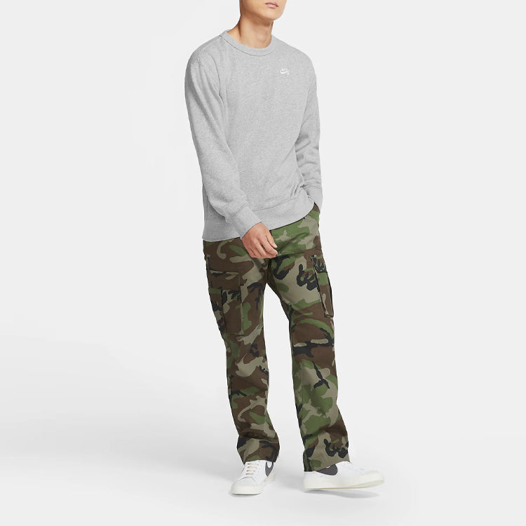 Nike SB Skateboard Round Neck Pullover dark grey Gray CK5124-063