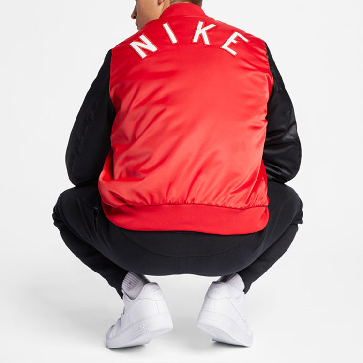 Nike Air Woven Sports Jacket Asia Sizing 'Red' AR1838-657