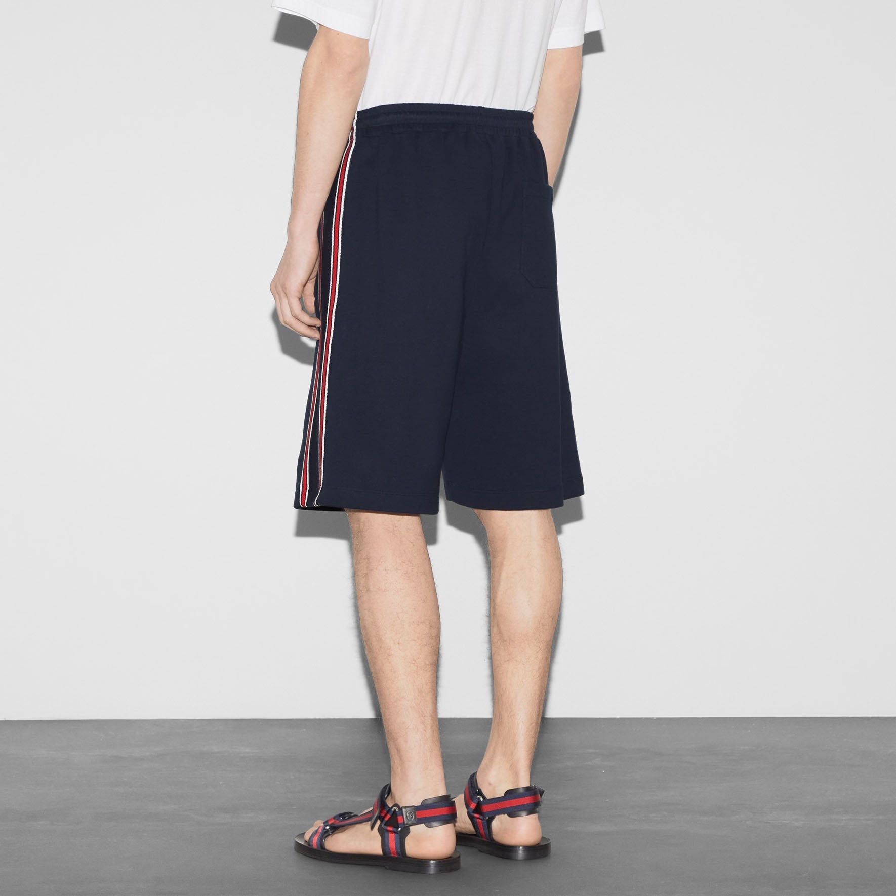 Gucci Cotton Jersey Basketball Shorts 'Navy Blue' 742381-XJGKU-4215