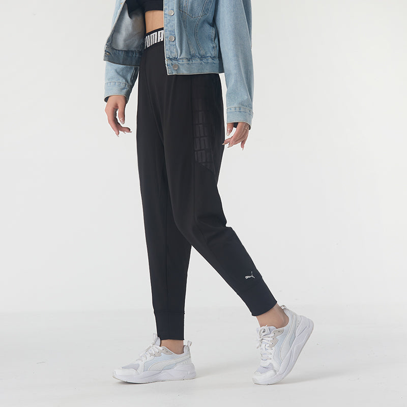 (WMNS) PUMA TRAIN STRETCH Knit Pants 'Black' 519506-01