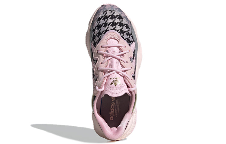 (WMNS) adidas originals Ozweego 'Pink Black Gray' FV9758