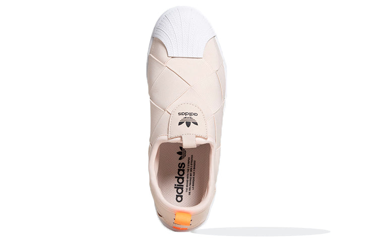 (WMNS) adidas originals Superstar Slip On Shoes Pink/White FW3569