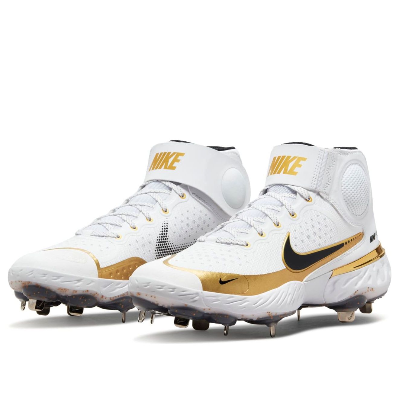 Nike Alpha Huarache Elite 3 Mid 'White Metallic Gold' CV3550-106