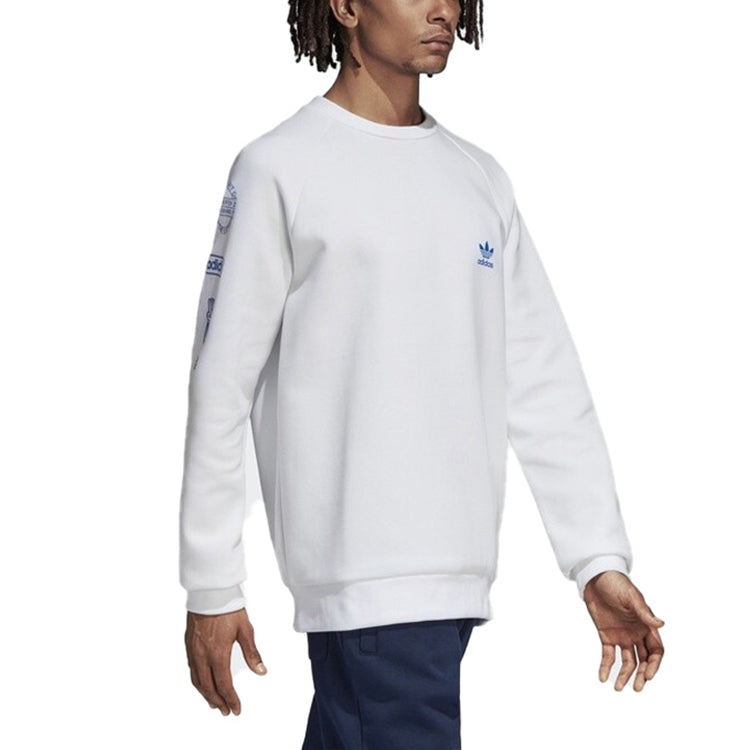 adidas originals Graphic Crew Sweatshirt For Men White DP8575